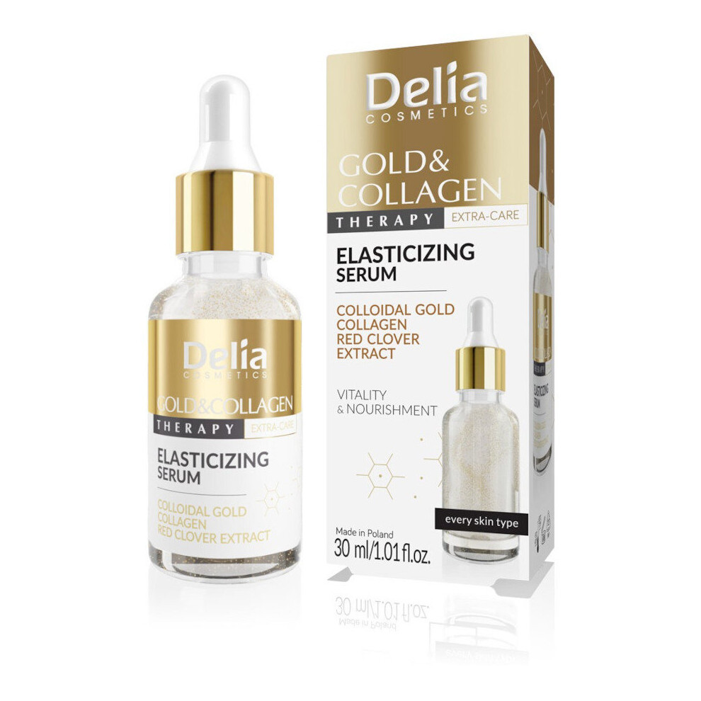 Delia Cosmetics Gold Delia & Collagen Therapy Extra Care Elasticizing Serum 30Ml