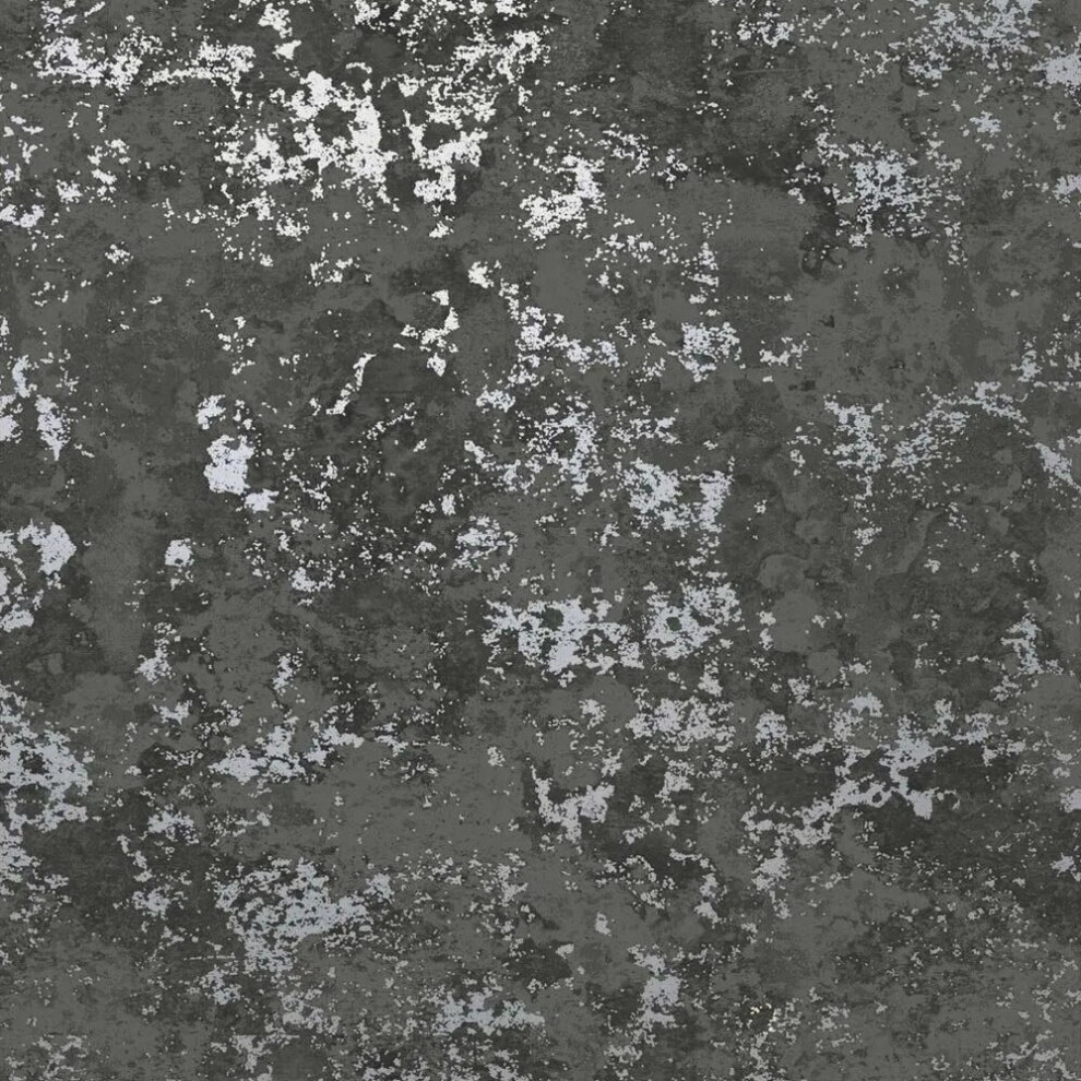 Holden Decor Obsidian Charcoal Wallpaper 75964 Silver