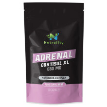 Nutrality Adrenal Cortisol XL Supplement 650mg - Natural Stress Relief