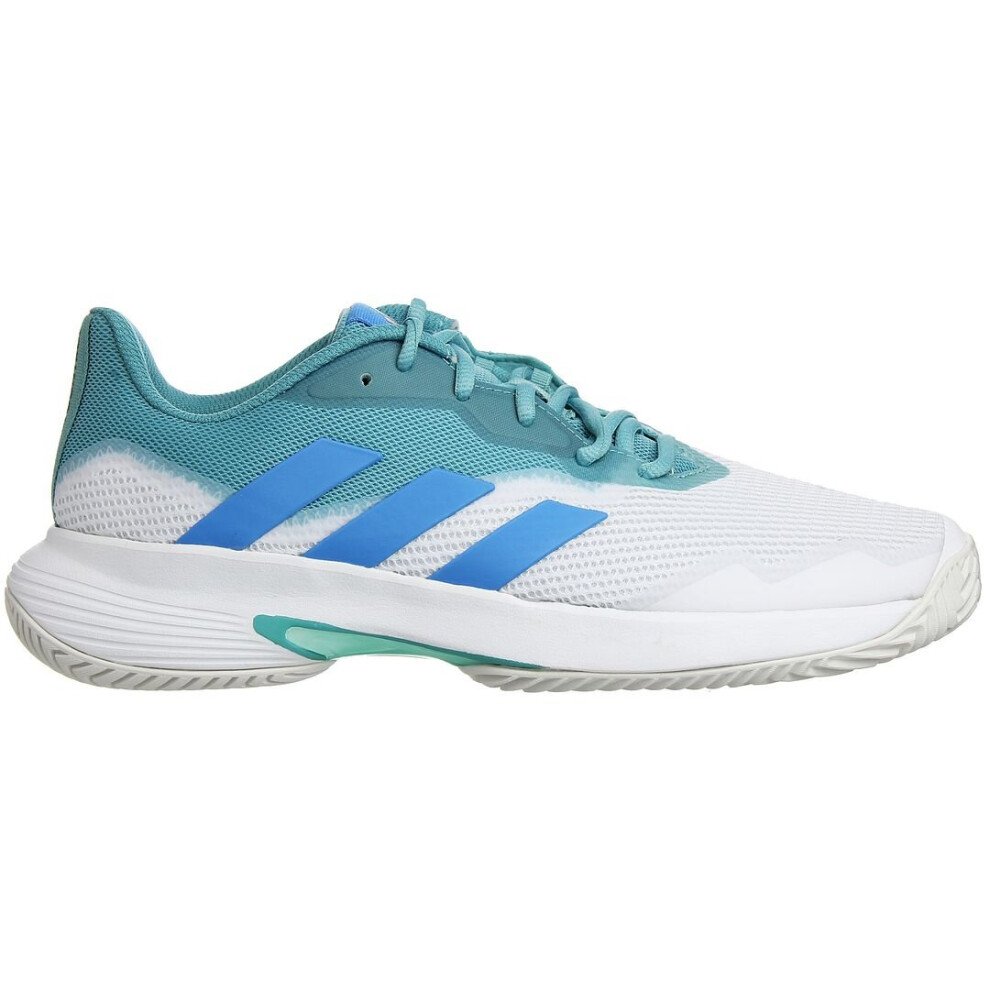 (8.5, White) Adidas Courtjam Control Tennis  Lace-Up White Synthetic Mens Trainers GY4002 (UK )