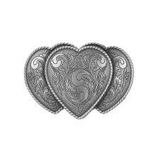 1pc Personality Casual Western Cowboy Mens Horse Heart Shaped Belt Buckle