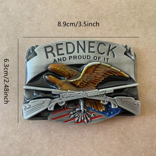 Alloy Eagle Belt Buckle Letter Belt Buckle 2