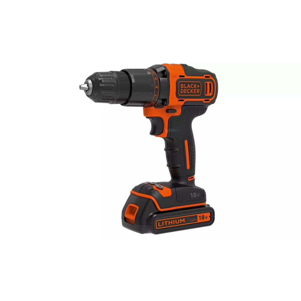 Black + Decker Cordless Hammer Drill & Mouse with Batteries