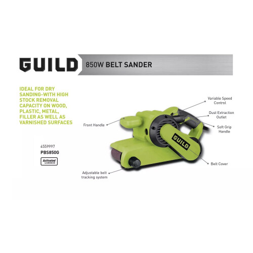 Refurbished Guild Belt Sander - 850W 1