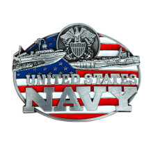 High Alloy US Navy Warship Belt Buckle Western Style European And American Hot Selling Style