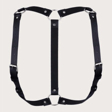 1pc Adjustable Shoulder Ring Buckle Suspenders Waistband For Men