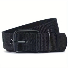 Breathable Nylon Fabric Belt Student Youth Belt Pin Buckle Trousers Jeans Belt