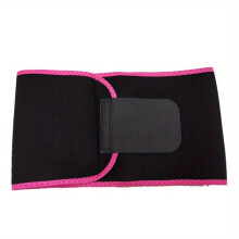 Pink Elastic Body Shaping Waistband For Women Sports Fitness Waistband Pain Relief Waist Support Belt Girdle
