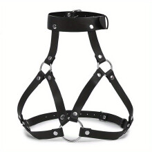 Hollow Body Harness Women Y2K Chest Belt Bondage Punk Garter Belt Fetish Suspender For Women Gothic Clothes