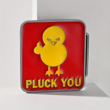 Yellow Duck Belt Buckle Vintage Red Belt Classic Accessories Leather Belt Buckle For DIY