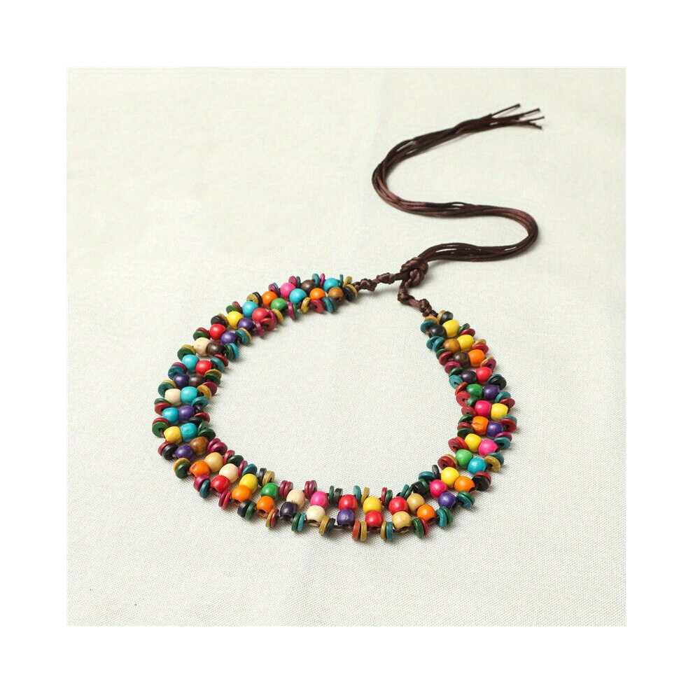 Boho Beaded Rainbow Waist Chain Y2K Layered Braided Tassel Chain Vintage Dress Girdle Women Decoration DIY Accessories-image-OPC-PC6CYWQ-NEW