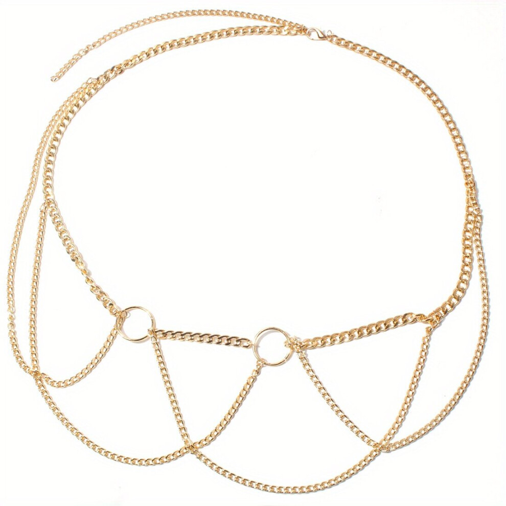 Punk Layered Body Chains Golden Hollow Out Metal Waist Chain Vintage Body Jewelry Accessories For Women And Girls-image-OPC-PC6CYX7-NEW