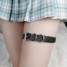 Pin Buckle Adjustable Leg Ring Thigh Harness Punk Leg Garter Belts For Women Girls