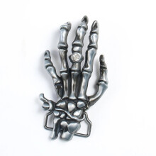 Skull Hand Rhinestone Belt Buckle For Men Women Rock Punk Metal Buckle Accessories Western Cowgirl Cowboy Hip Hop Belt Buckle
