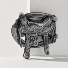Retro Hollow Out Belt Buckle Boho Western Cowboy Cowgirl Belt Accessories Leather Belt Buckle For DIY