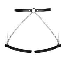 Sexy PU Leather Harness Belt Waist Body Leg Harness Thigh Garter Underwear Gothic Suspender Belt Sex Toy Valentines