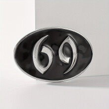 Vintage Oval Belt Buckle Classic Western Cowboy Belt Decorative Accessories Leather Belt Buckle For DIY