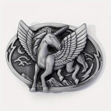 Vintage Flying Horse Belt Buckle For Women & Men Western Jeans Accessories Cowboy Cowgirl Leather Belt Buckle Waistband Parts For DIY