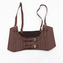 Ladies Sling Wide Belt Vest Elastic Strap Girdle Outer Camisole Elastic Girdle 1pc