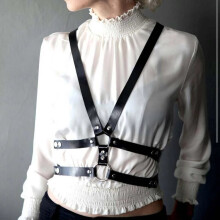 Ladies Belt PU Leather Harness Ladies Underwear Body Bondage Adjustable Suspenders Gothic Sexy Belt