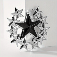 Pentagram Silvery Belt Buckle Vintage Hollow Out Belt Accessories Leather Belt Buckle For DIY