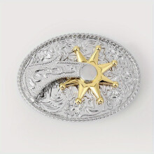 Vintage Rotating Boot Belt Buckle For Women & Men Western Jeans Accessories Leather Belt Buckle Waistband Parts For DIY