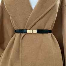 Thin Waist Belt Decoration Elastic Belt Dress Waist Skirt Elastic Thin Belt Girl