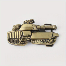 Vintage Tank Belt Buckle For Women & Men Western Cowboy Cowgirl Jeans Accessories Leather Belt Buckle Waistband Parts For DIY