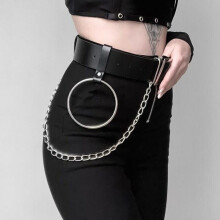 Women PU Leather Harness Garter Belt Lingerie Waistband Suspender Strap For Women