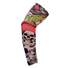 1pc Outdoor Cycling Sunscreen Tattoo Sleeve Summer UV Protection Sports Long Gloves Breathable Anti Slip Compression Sun Sleeves