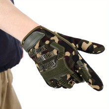 Upgrade Version Tactical Military Gloves Mans Airsoft Special Forces Training Fighting Gloves Outdoor Anti Skid Camouflage Gloves