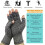 1pair Unisex Compression Gloves With Anti Slip For Arthritis Relief 4