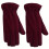 Solid Polar Fleece Gloves Thickened Warm Gloves Unisex Coldproof Gloves 7