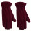 Solid Polar Fleece Gloves Thickened Warm Gloves Unisex Coldproof Gloves 12