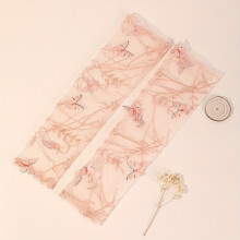 Lace Mesh Sleeve Thin Sunscreen Long Arm Guard Sleeve Decorated Yarn Sleeve For Women