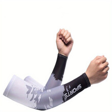 1 Pc Sun Protection Ice Sleeve Sports Gloves Arm Protector Sleeve Driving Riding Fishing Sun Protection Ice Arm Cover Unisex