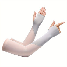 1 Pair Block Ice Sleeves Extended Long UV Protection Sleeves Outdoor Cycling Fishing Sunscreen Sports Sleeves For Women Men