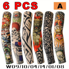 Thin Tattoo Sunproof Sleeves Print Arm Guard Sleeves UV Protection Sleeves For Summer