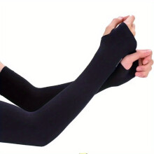 1pc Unisex Sports Sun Protection Thin Arm Sleeves Summer Outdoor Sunscreen Arm Sleeves Sunshade Sleeves Ice Cycling Arm Guards Gloves