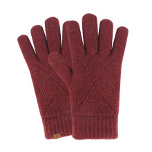 Womens Winter Touchscreen Stretch Thermal Magic Gloves Warm Wool Knitted Thick Fleece Lined Texting Gloves For Women