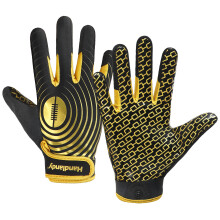 College Football Gloves Adjustable Closure Gloves Colors Elastic Gloves For Outdoor Sports