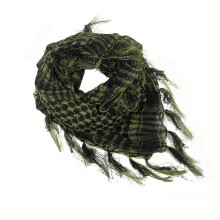 Unisex Tactical Tassel Triangle Scarf Classic Military Shemagh Arab Tactical Desert Keffiyeh Thickened Scarf Wrap For Women And Men