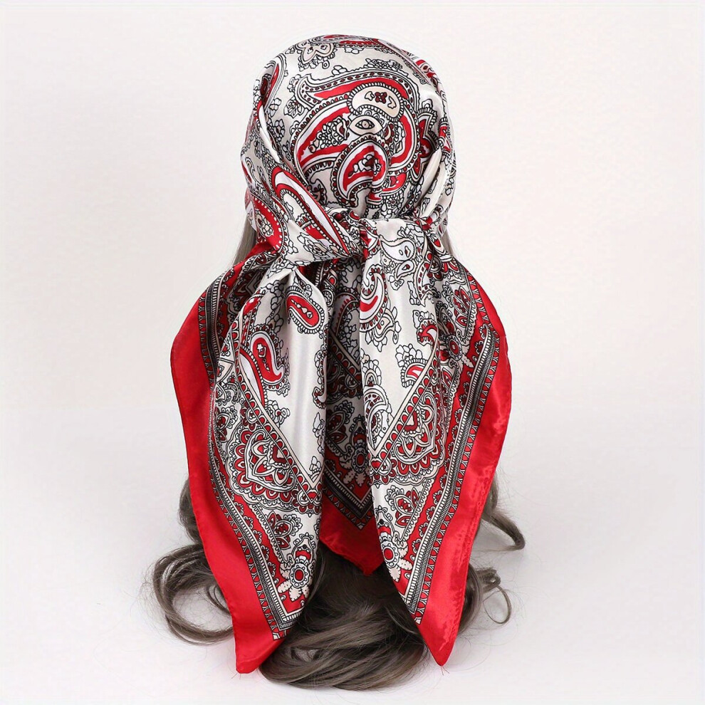 South Beach sarong and bandana scarf set in paisley print