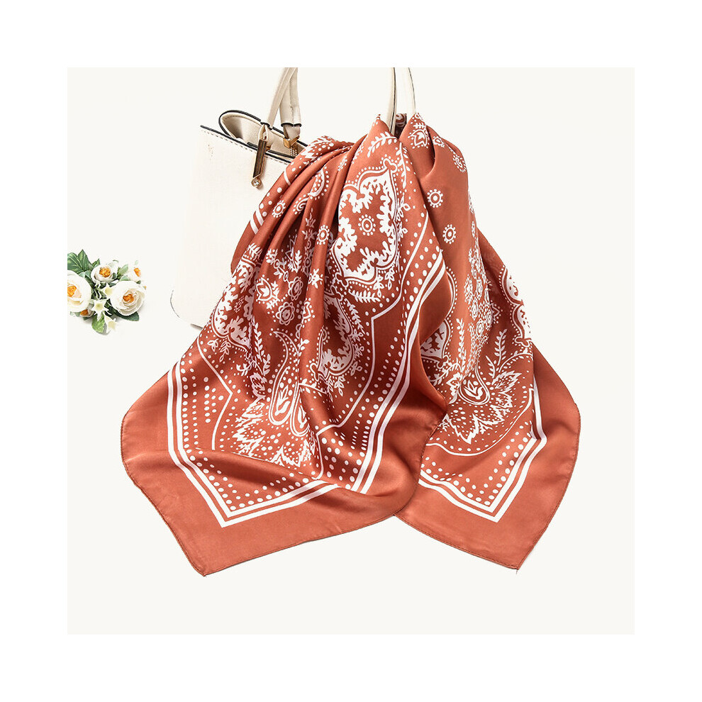 Silk Head Scarf For Women Men Vintage Bandanas Satin Hair Scarf Silk Wrap Scarf Neckerchief Square Scarves-image-OPC-PC6D8W6-NEW