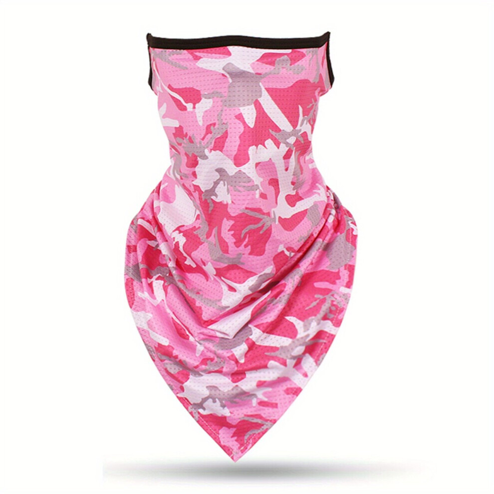 Camouflage Breathable Neck Gaiters Sports Sunscreen Face Mask Dustproof Sunscreen Mask Fishing Hiking Cycling Face Cover Scarf 885664518968