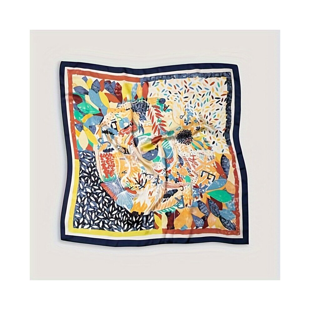 69 Boho Graphic Square Scarf Classic Satin Neckerchief Silk Bandana Head Wraps Accessories-image-OPC-PC6D9PY-NEW