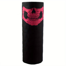 Skull Head Print Headscarf Hip Hop Mask Breathable Neck Gaiter Gothic Sunscreen Bandana Unisex Head Wrap Bandana