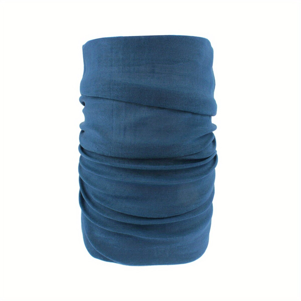 Multifunctional Neck Gaiter Solid Breathable Neck Cover Mask Casual Windproof Neckerchief For Cycling Outdoor Unisex 885664535248