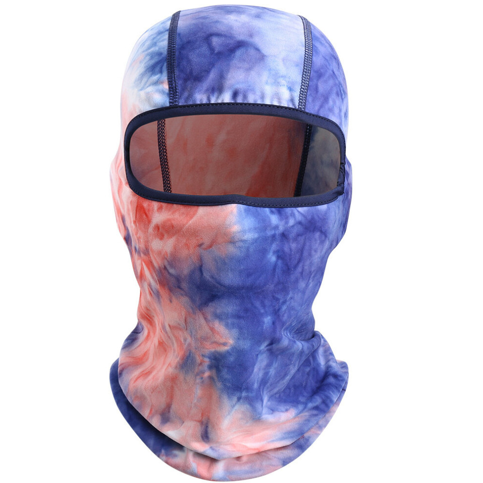 Tie Dye Headgear Balaclava Milk Fleece Warm Riding Fishing Sunscreen Ski Mask Elastic Sports Face Covering Bandana Multicoloured 885664536030
