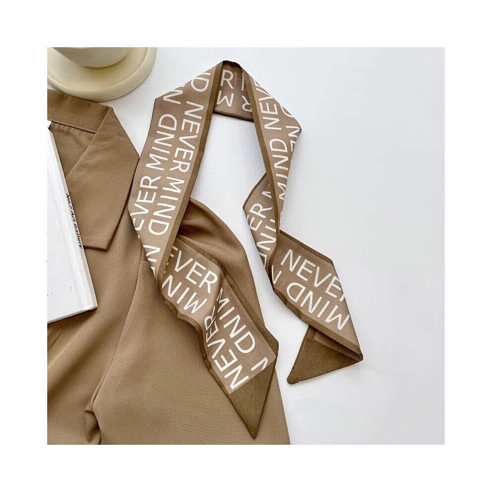 Long Small Silk Scarf Womens Printed Scarves Tie Hair Tie Bag Decoration Small Ribbon Headband Scarf-image-OPC-PC6DDG6-NEW